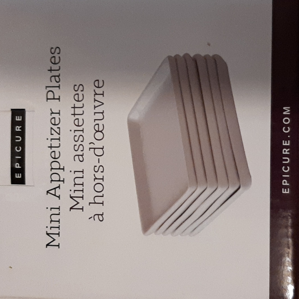 Epicure appetizer plates